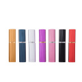 colorful square aluminum perfume bottle square wholesale recyclable aluminum perfume bottle